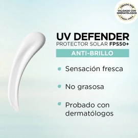 Protector Solar L'oréal Paris Anti Brillo Fps50 Uv Defender