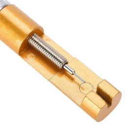 Watch Band Link Pin Remover Tool, Metal Bracelet Strap Pins Removal Device,Watch Band Strap Link Pin Adjuster Remover Adjustable Repair Tool Accessory Kit for Watchmakers with 3 Extra Pins (Yellow)