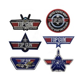 Phoenix Ikki Top Gun TOP GUN Maverick MAVERICK US Military Tactical Military Embroidered Patch Patch Medal Armband Coat of Arms Coat of Arms Applique Velcro Compatible 6-piece