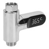 BuyWeek Shower Thermometer, LED Digital Baby Bath Thermometer, Aluminium Shower