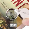 Magnifier High Magnification Magnifier [30x Magnification] Silver with Dedicated Case