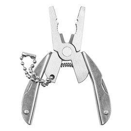 NUZAMAS Multitool Pliers Keychain Screwdriver Stainless Steel Outdoor Portable Mini Multitool Pliers Multitool