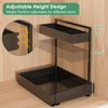 REALINN Expandable Under Sink Organizers and Storage, 2 Tier Under