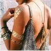 S.A.V.I 3D Temporary Tattoo Golden And Silver Metallic Sticker Colourful