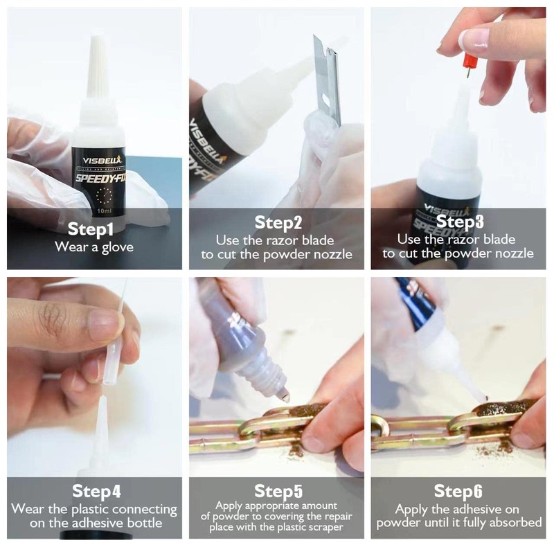 Visbella 7 Seconds Speedy Fix Strong Instant Adhesive & Filling