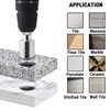 NBB Galvanised Diamond Drill Bit with Triangular Shaft Diamond Crown