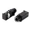 uxcell 10 Pcs 1/4" 6.35mm Headphone Mono Jack 3 Pins