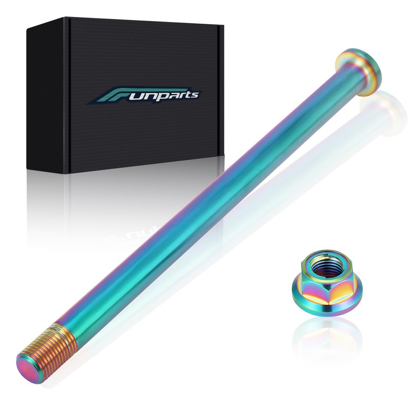 Funparts Rear Wheel Axle with Nut Titanium Alloy for Surron