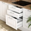 10 Pair Drawer Runners, 300mm Replacement Draw Runners White Plastic