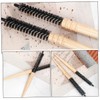 SAFIGLE 2Pcs Wooden Roll Hair Brush Blow Drying Static Hairbrush