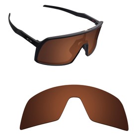 Alphax Dark Brown Polarized Replacement Lenses for Oakley Sutro OO9406
