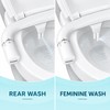 SAMODRA Ultra-Slim Non-Electric Bidet Attachment with Dual Nozzles, Adjustable Water
