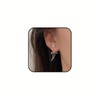 Pearl Bow Earrings For Women, 14k Gold/Silver Plated Bow Drop