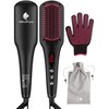 MiroPure Enhanced Hair Straightener Brush by MiroPure 2-in-1 Ionic Straightening