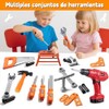 Juego de Herramientas para Niños, con Taladro Eléctrico y Chaleco