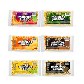 Maicitos Blofis | Botana de Maiz Inflado al Vapor - Snack saludable Gluten free, sin freír y sin azúcar | Mayoreo y Menudeo Mx - Bolsas de 50 gramos ¡