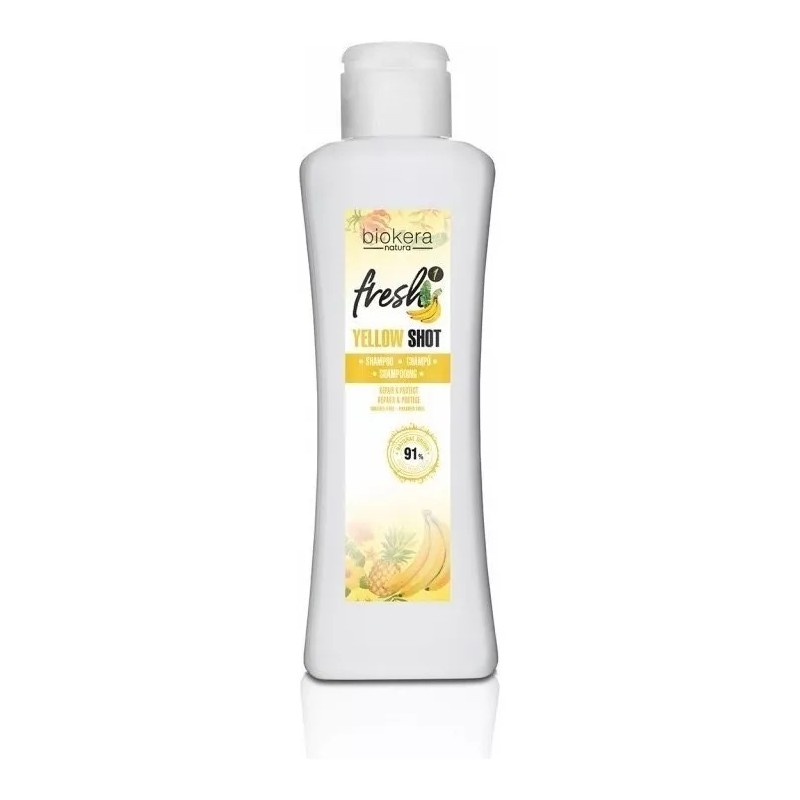 Salerm Biokera Yellow Fresh Shampoo Y Aceite Repara 300/75ml