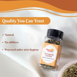 Agro Mantra Fenugreek Leaves (Dried Kasoori Methi) | All Natural | Salt-Free | Vegan | No Colors | Gluten Free | NON-GMO | Indian Origin |