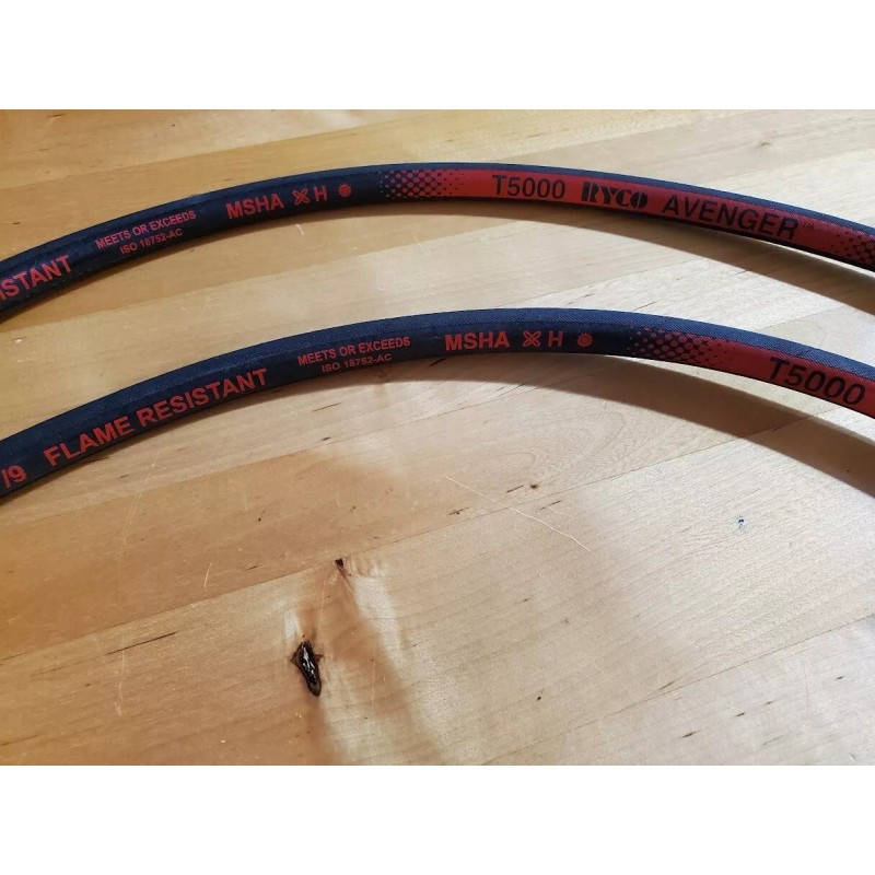 Terramite T5B T5C Hydraulic Hose 1/4" x 83" Long #