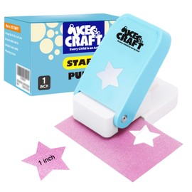 UCEC Star Hole Punch 1 Inch, Star Paper Punch, Star Punches for Paper Crafts with Adjustable Handle Saves Storage Space (1 Pack)
