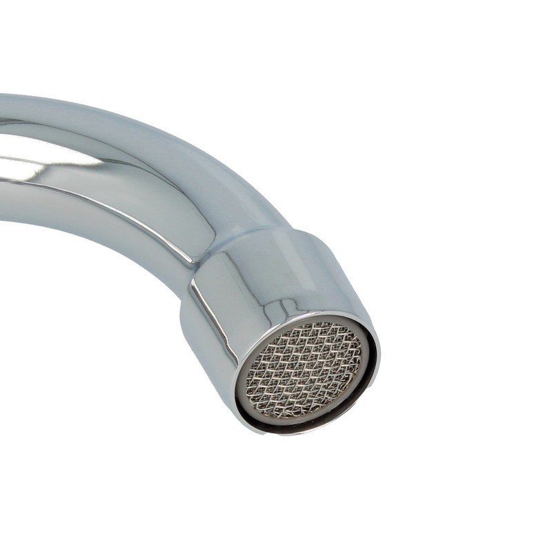 High Upright Tap Spout for Mixers Chrome-Plated / Type 130
