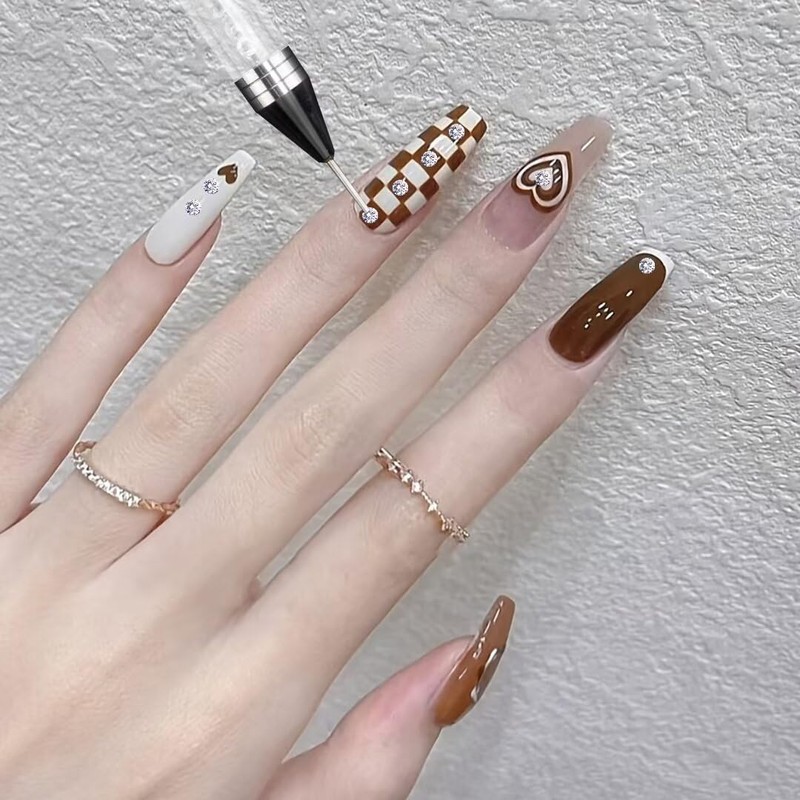 OOTDAY Rhinestone Picker Dotting Pen, Dual End Nail Rhinestone Picker