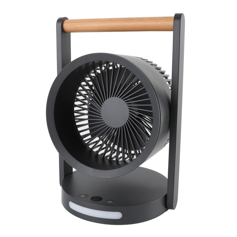 USB Desk Fan with Night Light 5 Speeds Quiet Portable