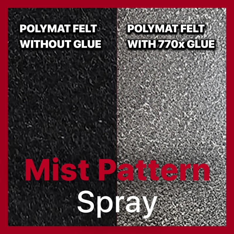 Polymat 770X MULTIPURPOSE SPRAY GLUE ADHESIVE HIGH TACK BONDS FABRICS