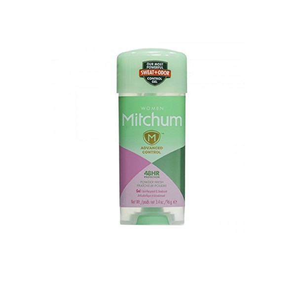Mitchum For Women Advanced Control Anti-Perspirant Deodorant Clear Gel, Shower Fresh 3.4oz ( Pack of 3)