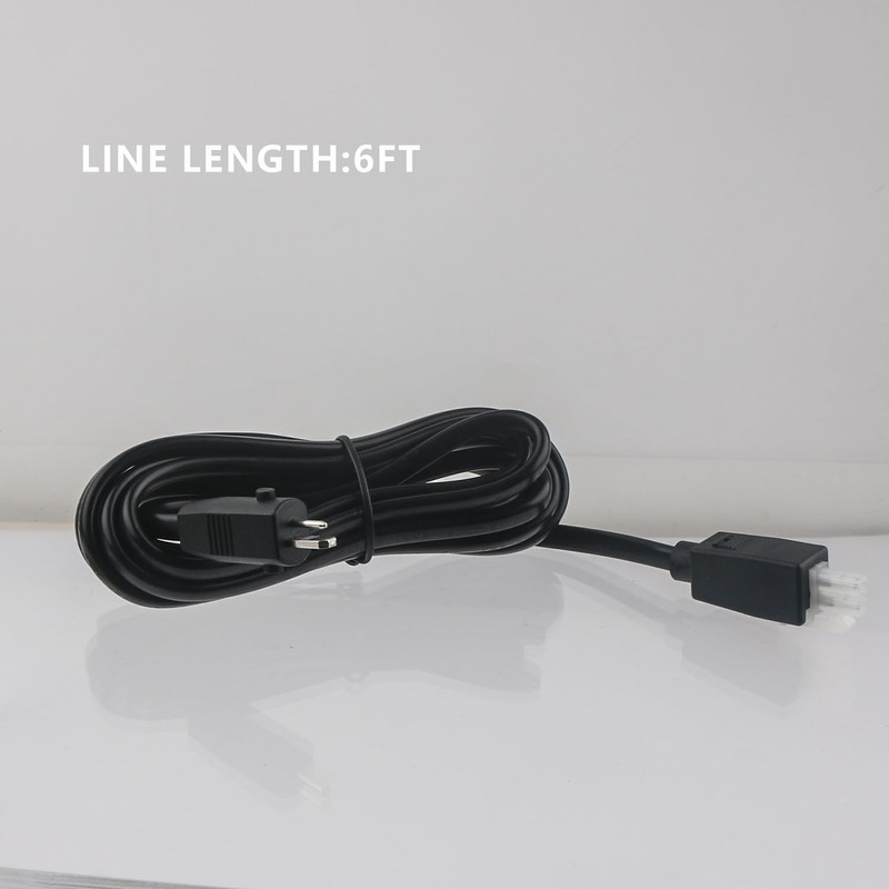 Adjustable Bed Base Input Power Cord Cable Prong Replacement for