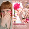 Maryton Mini Nail Buffer Blocks - 80/100 Grit Professional Salon
