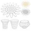 ONE-K Deformed Basket Fruit Basket Wire Basket Folding Stainless Steel