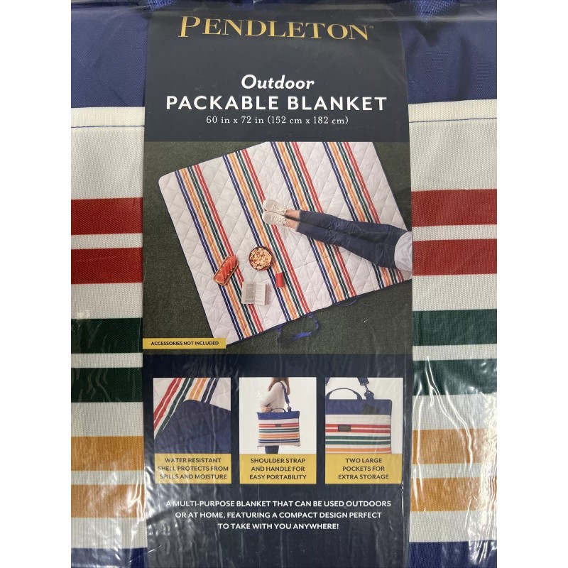 Pendleton Outdoor Packable Blanket 60” x 72” Picnic Camping Beach