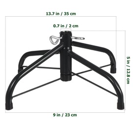 DOITOOL Christmas Tree Stand, Xmas Tree Base Bracket, Artificial Christmas Tree Holders, Folding Sturdy Iron Metal Holder Base Bracket for Christmas Tree (30cm)