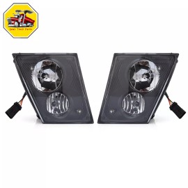 Semi Truck Parts For VOLVO VNL VNM Fog Light Daytime Runing Lamp with Dual Bulbs 2004-2015 Pair