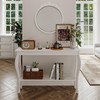 ChooChoo 47 Inch Narrow Console Table, Chic Accent Sofa Table,