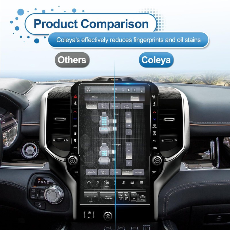 Coleya 2025 2026 Ram 1500 2500 3500 Screen Protector for
