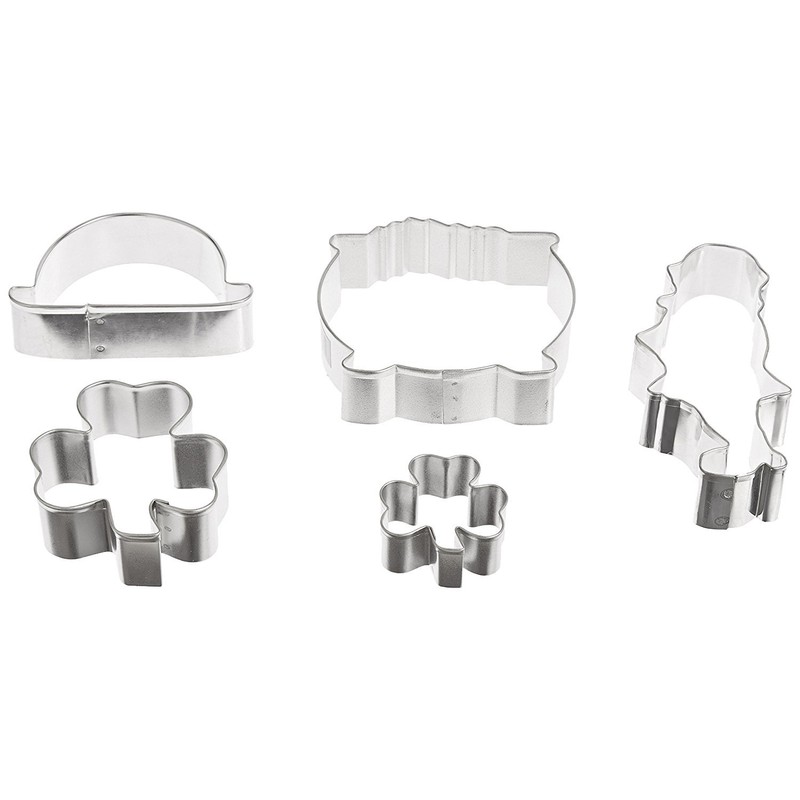 R & M Saint Patrick 5 Piece Cookie Cutter Set
