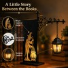 Witch Bookshelf Lantern for Book Nook Decor – Warm Hanging