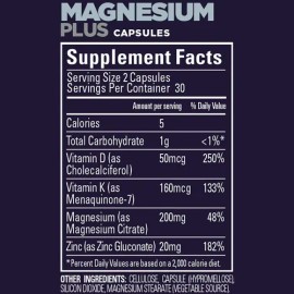 Gu Energy Roctane Mg Plus Cpsulas 60 Con K D Zinc Na                                                                                                  
