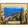 Estes Park Colorado Mountain Laser Engraved Wood Picture Frame Landscape