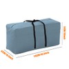 Yolaka Waterproof Seat Cushion Storage Bag with Zip and Handles