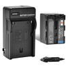 DSTE® NP-QM71D Battery + Charger DC01 for Sony NP-QM70 NP-QM71