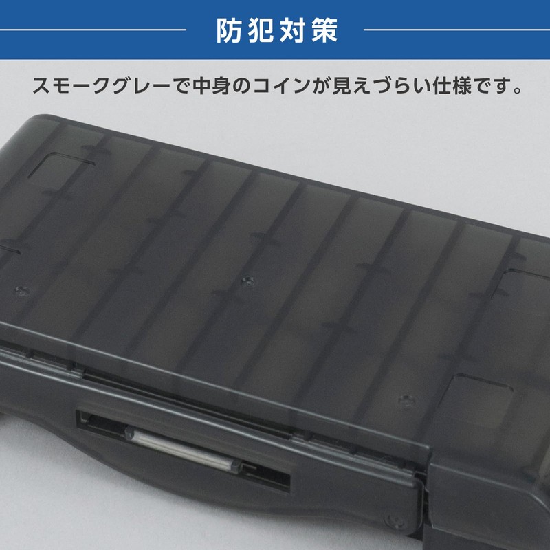 Carl CX-002-D Coin Case Slim Made in Japan Portable, Thin,