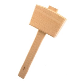 Barfly Ice Mallet, Wood, Beige, 9.1 x 9.1 x 17.5 cm