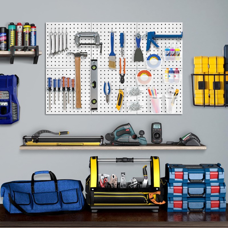 Pegboard Bins PegBoard Cups with Hooks & Loops 12 Pack