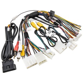 RED WOLF Car Radio T-Harness Wiring OBDII Connector Plug for Select Toyota 2012-2019 HRN-RR-TO2 Retain Steering Wheel Control AMP Interface Compatible with Meastro ADS-MRR Module Aftermarket Stereo