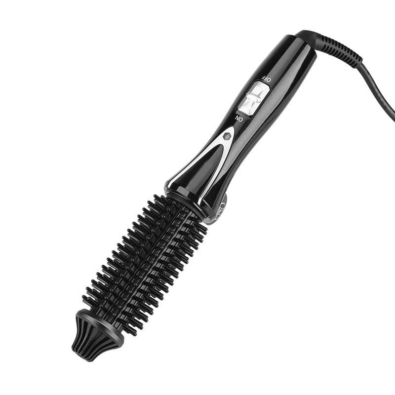 Ceramic Tourmaline Foldable Anion Hair Brush Curler Hair Curling Iron
