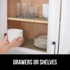 GORILLA GRIP DripGuard Shelf Liner, Non-Adhesive Drawer and Kitchen Cabinet