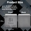 PFCKE Silicon Cube Metal Density Cubes Pure Metal High Density